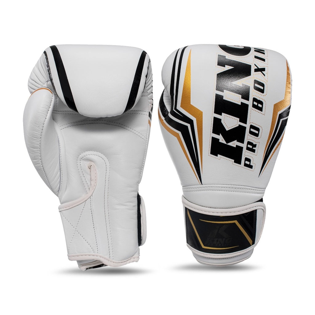 King Pro Boxing Gloves Thor White