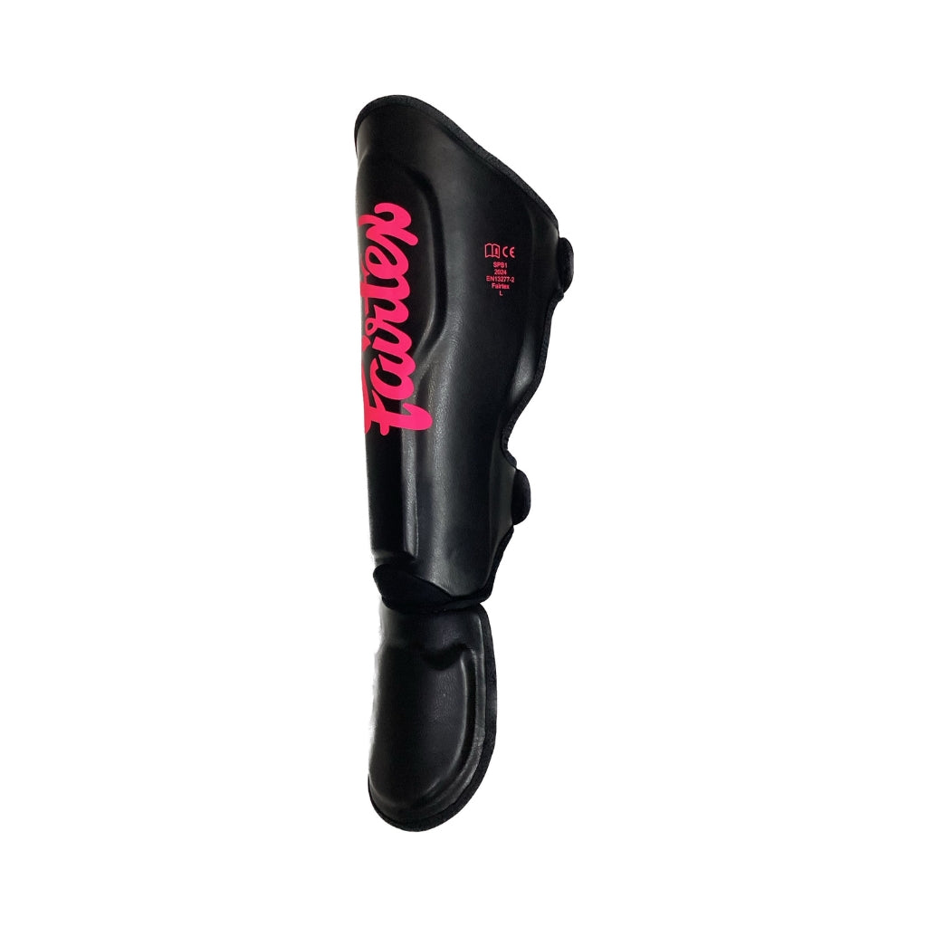 Booster X Fairtex Muay Thai Shin Guards SPB1 Black Pink