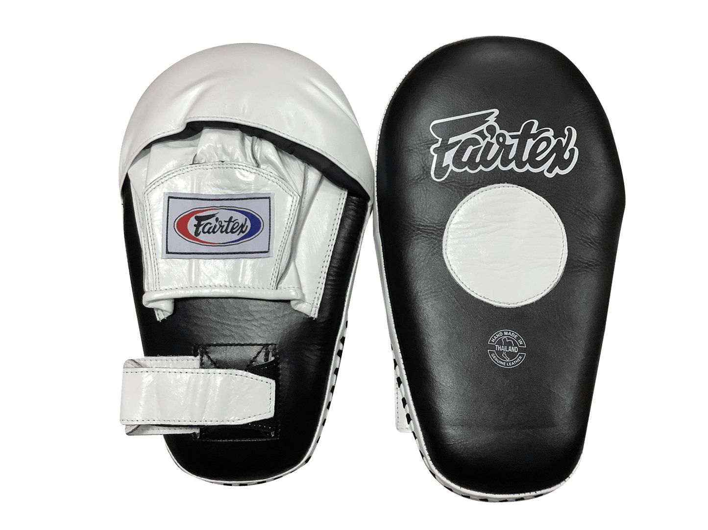 Fairtex Focus Mitts Pro Angular FMV8 White/Black Fairtex