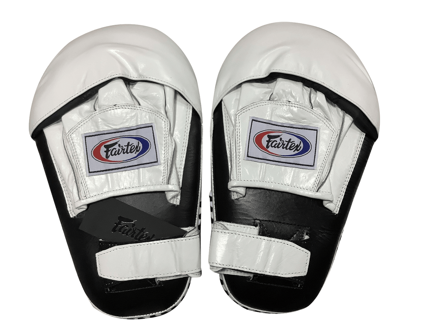 Fairtex Focus Mitts Pro Angular FMV8 White/Black Fairtex