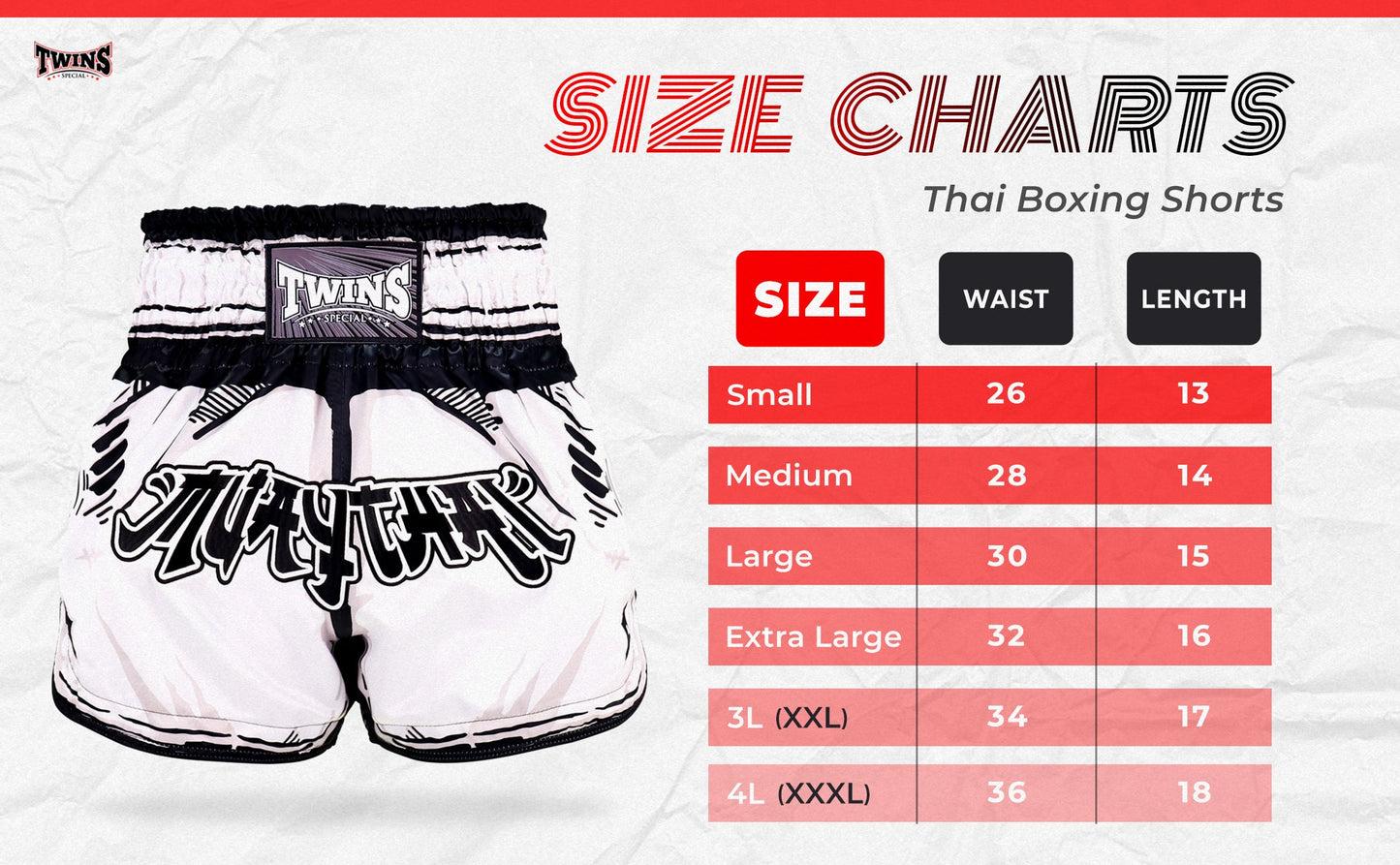 Twins Muay Thai Shorts TBS-Rusty