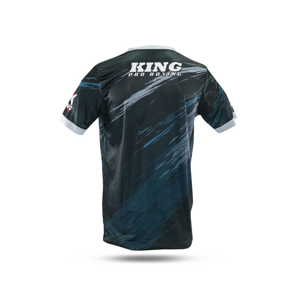 King Pro Boxing T-shirt New Wave Black