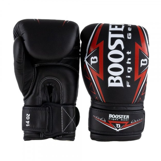 Booster Boxing Gloves WAR Series Black Red