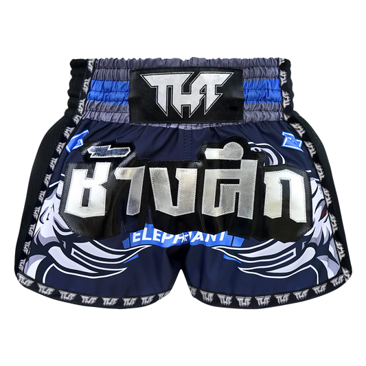 Tuff Muay Thai Shorts TUF-MRS203 Navy Blue