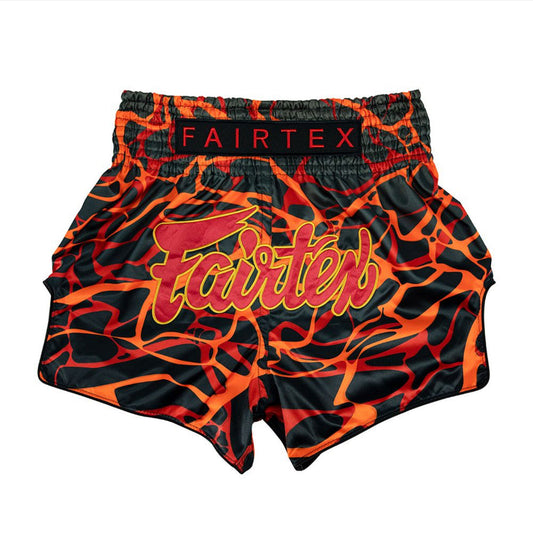 กางเกงมวยไทย Fairtex - BS1926 Magma 'สีแดง'