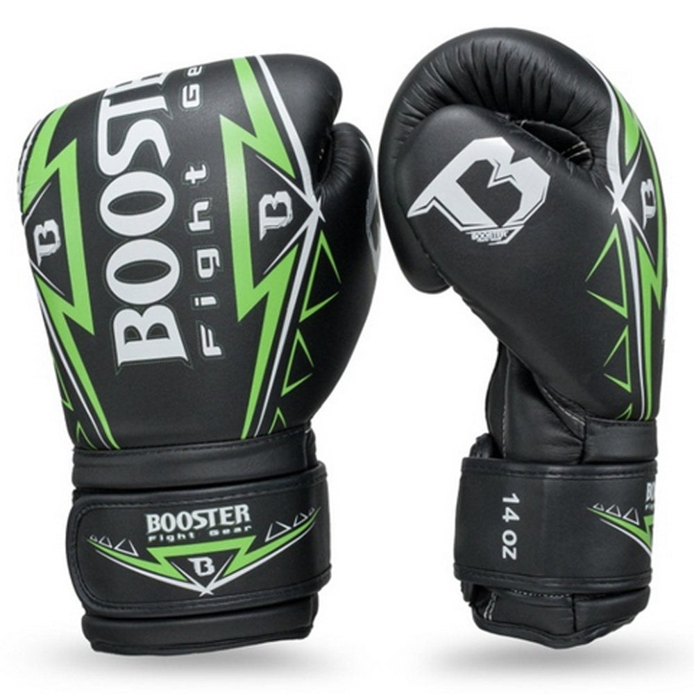 Booster Boxing Gloves WAR SERIES Black Green