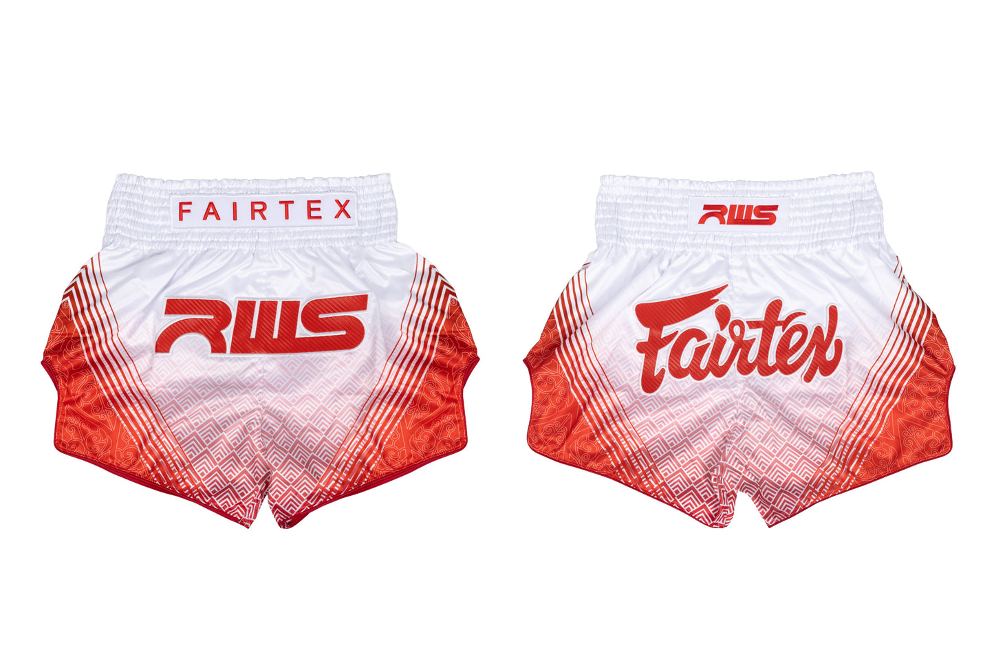 Fairtex X RWS Muaythai Short RWS02 White