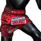 Fairtex X RKO Muaythai Short RKO01 Red
