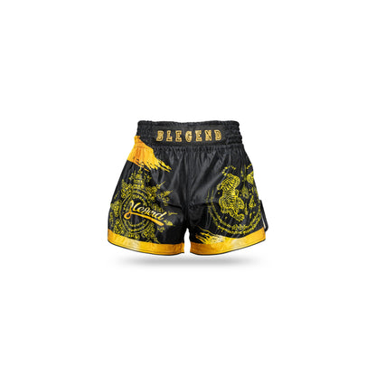 Blegend Boxing Shorts Gold Tiger