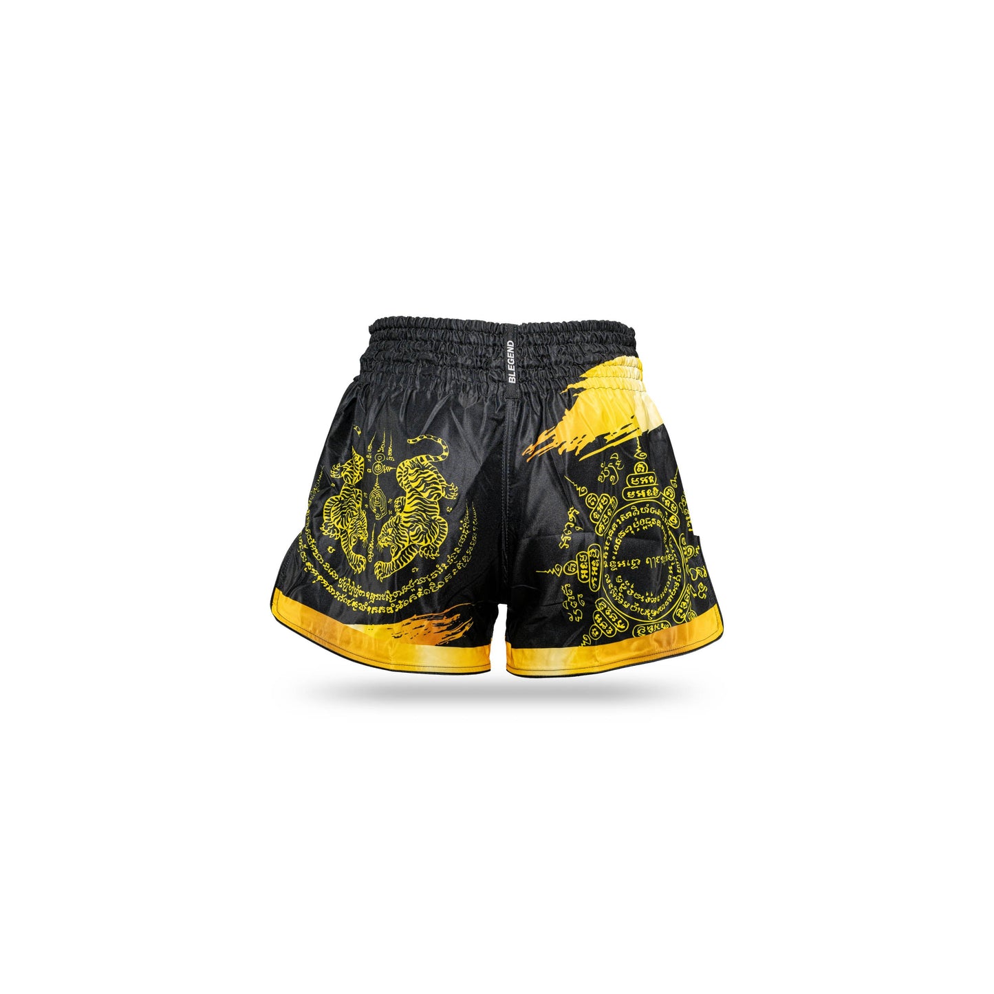 Blegend Boxing Shorts Gold Tiger