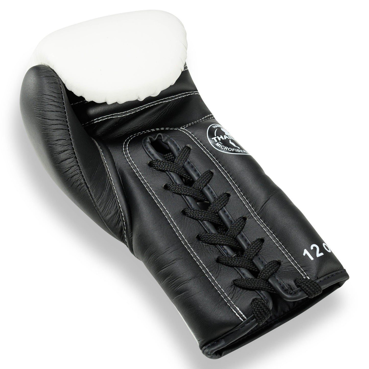 Blegend Boxing Gloves BGL221 Lace Up White Black