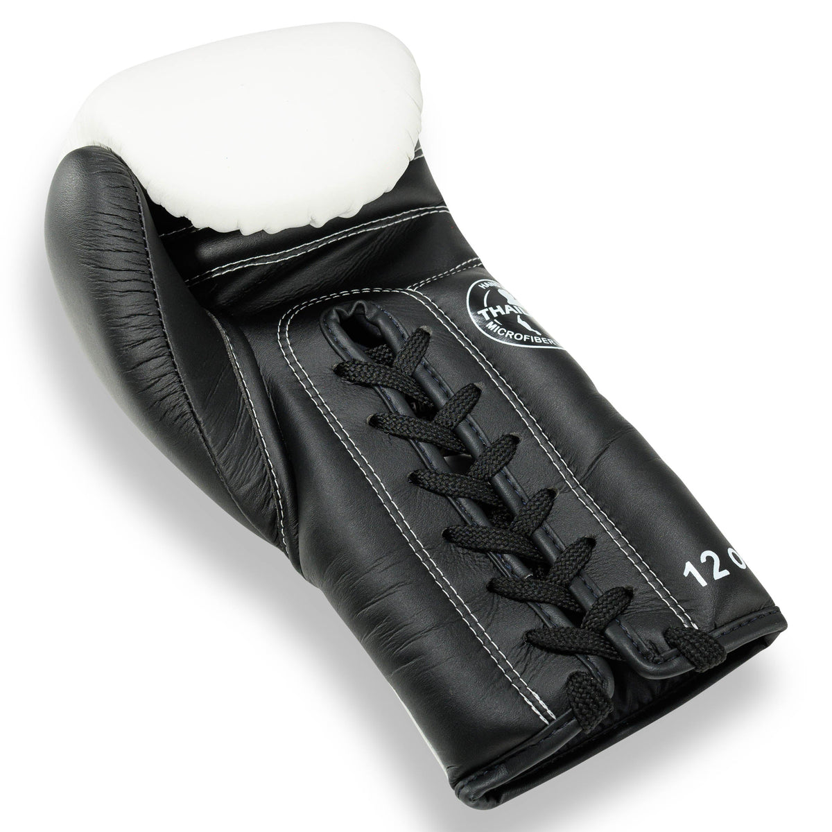Blegend Boxing Gloves BGL221 Lace Up White Black