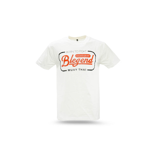 Blegend Muay Thai, Boxing T-shirt  Rebin Black White
