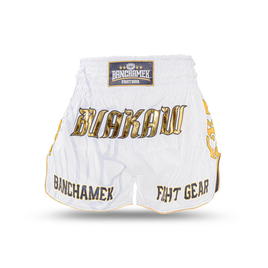 Buakaw Shorts BSH3 WHITE GOLD