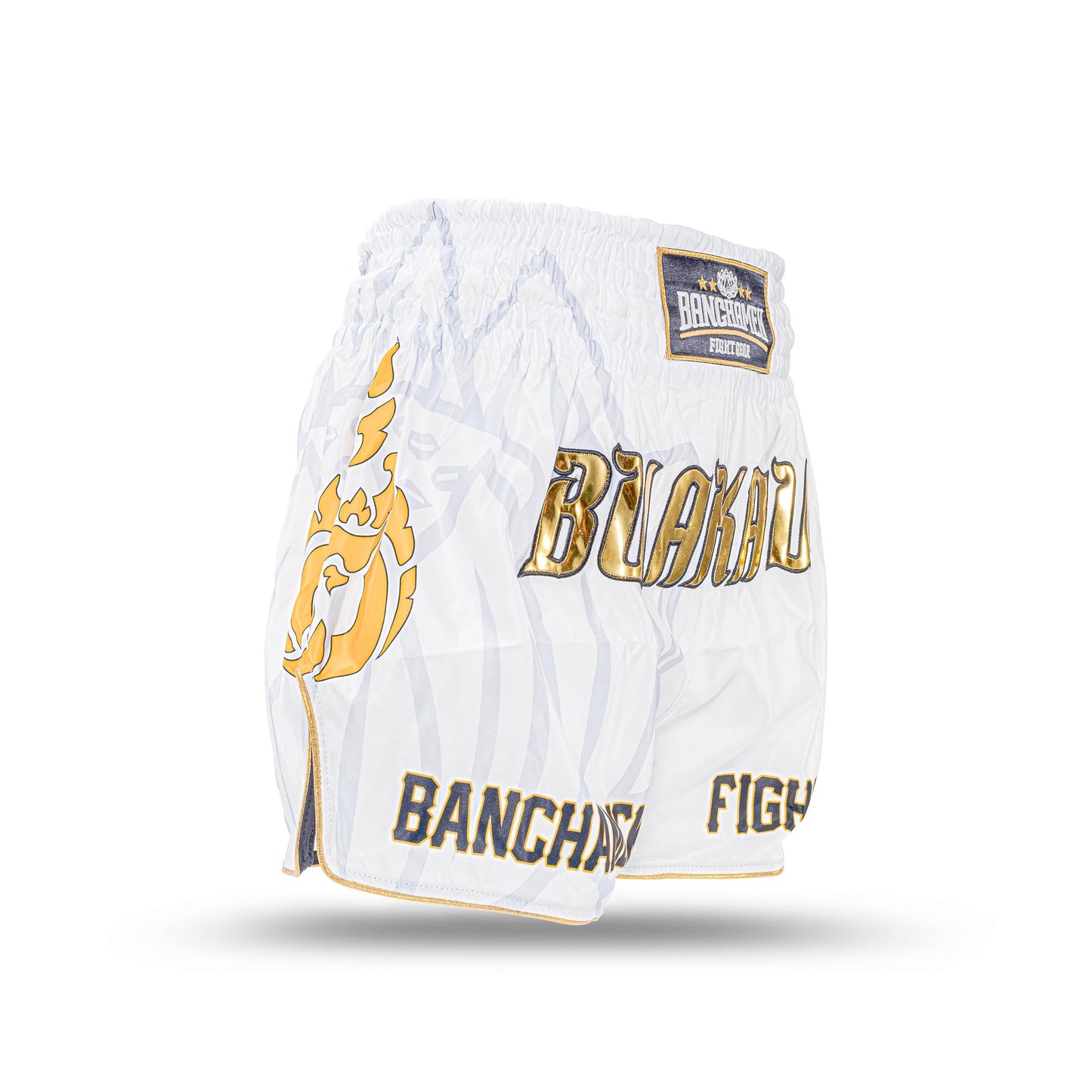 Buakaw Shorts BSH3 WHITE GOLD