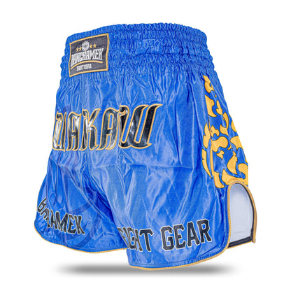 Buakaw Shorts BSH7 Blue Gold