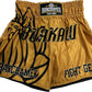 Buakaw Shorts BSH6  GOLD BLACK