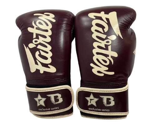Booster X Fairtex  Boxing Gloves BGVB3 Maroon Khaki