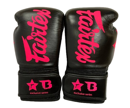 Booster X Fairtex Boxing Gloves BGVB3 Black Pink