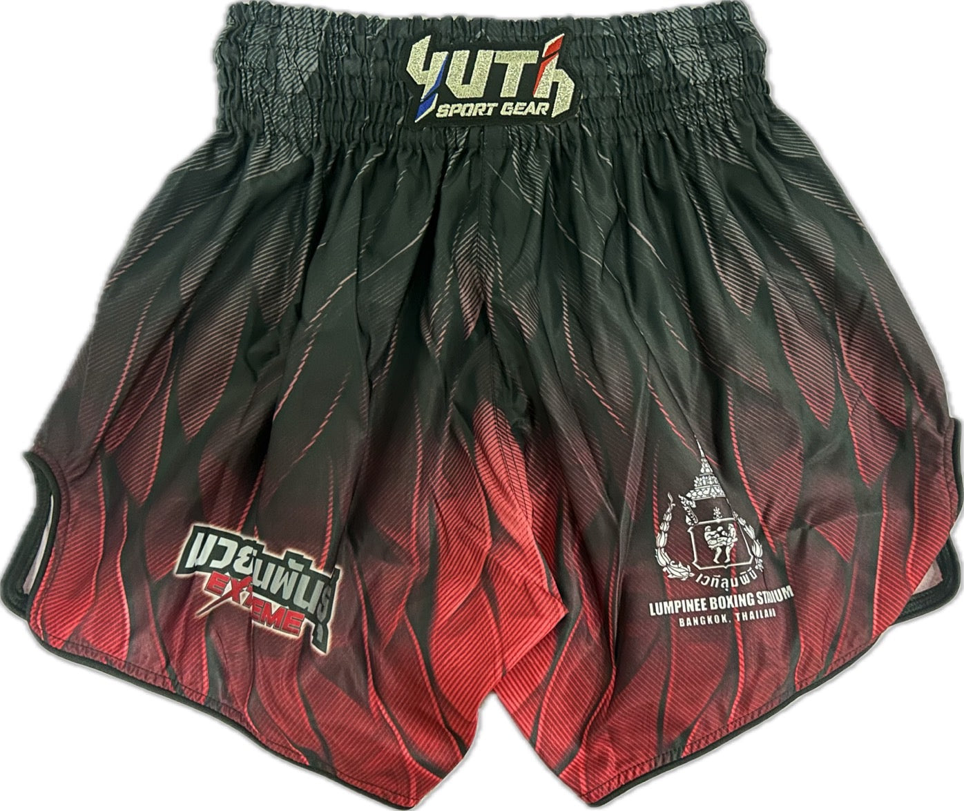 Fairtex Fight Muay Thai Shorts Dark Spirit Black Red