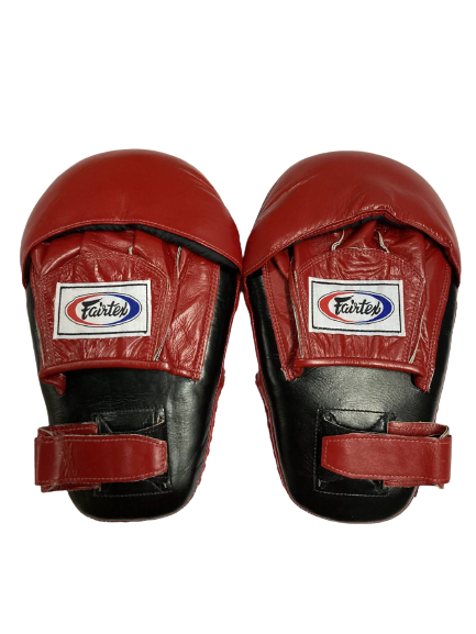 Fairtex Focus Mitts Pro Angular  FMV8 Black Red