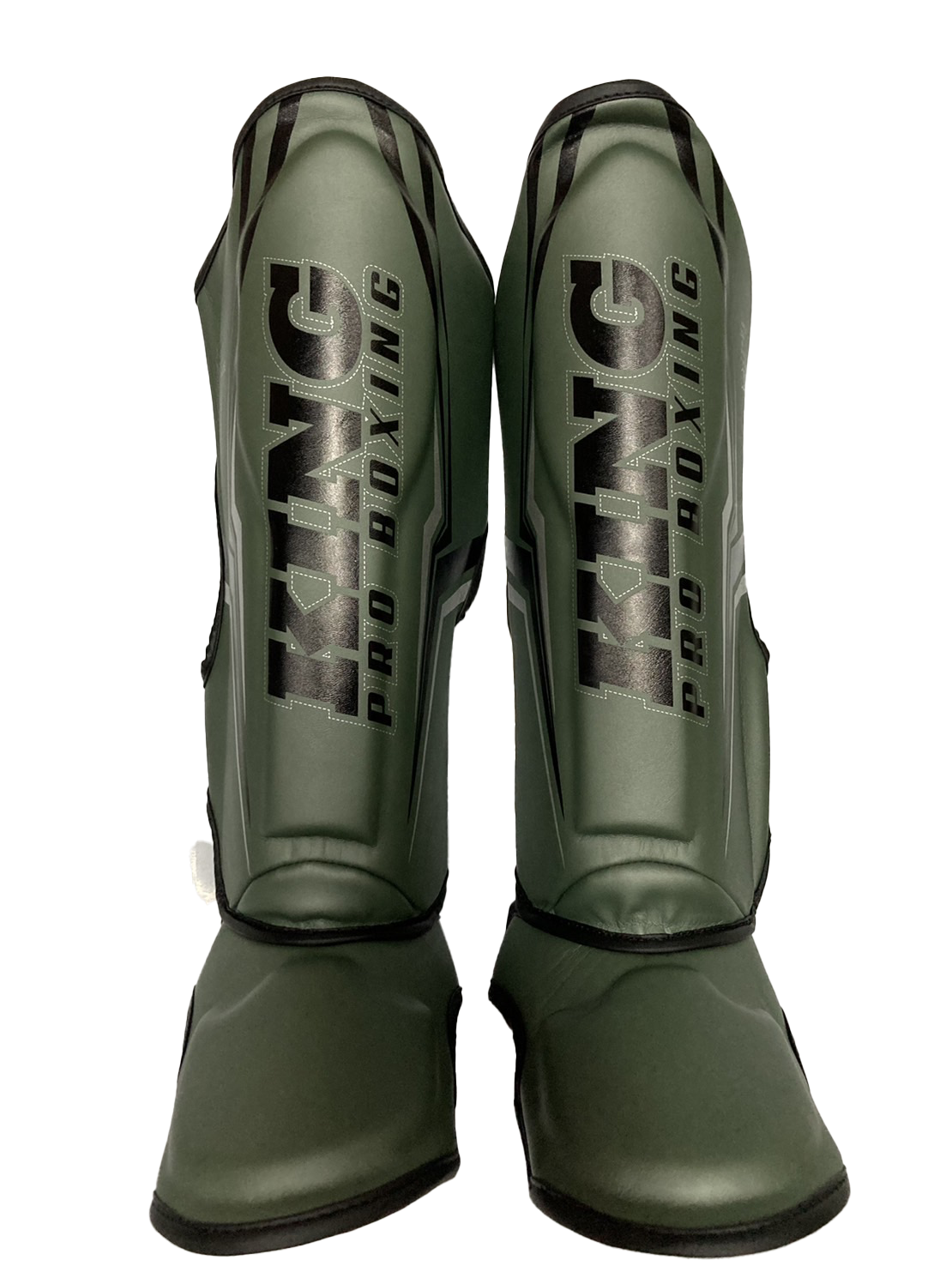 King Pro Boxing Shinguards Thor Olive