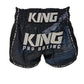 King Pro Boxing Shorts New Wave Black