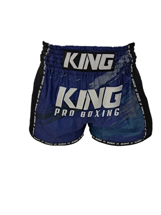 กางเกงชกมวย King Pro รุ่น New Wave สีน้ำเงิน