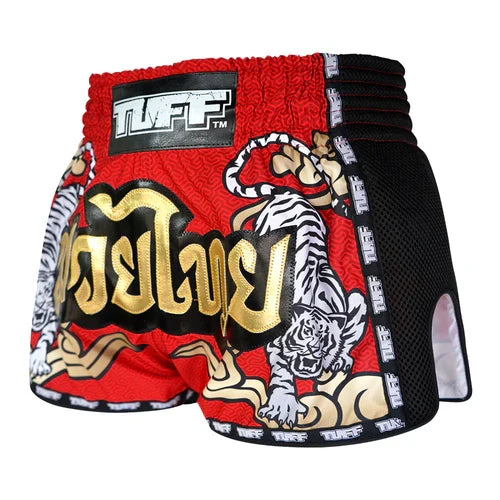 Tuff Muay Thai shorts Tuf-MRS301 Red