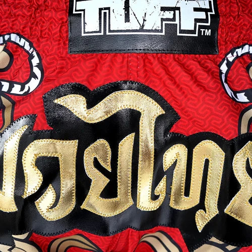 Tuff Muay Thai shorts Tuf-MRS301 Red