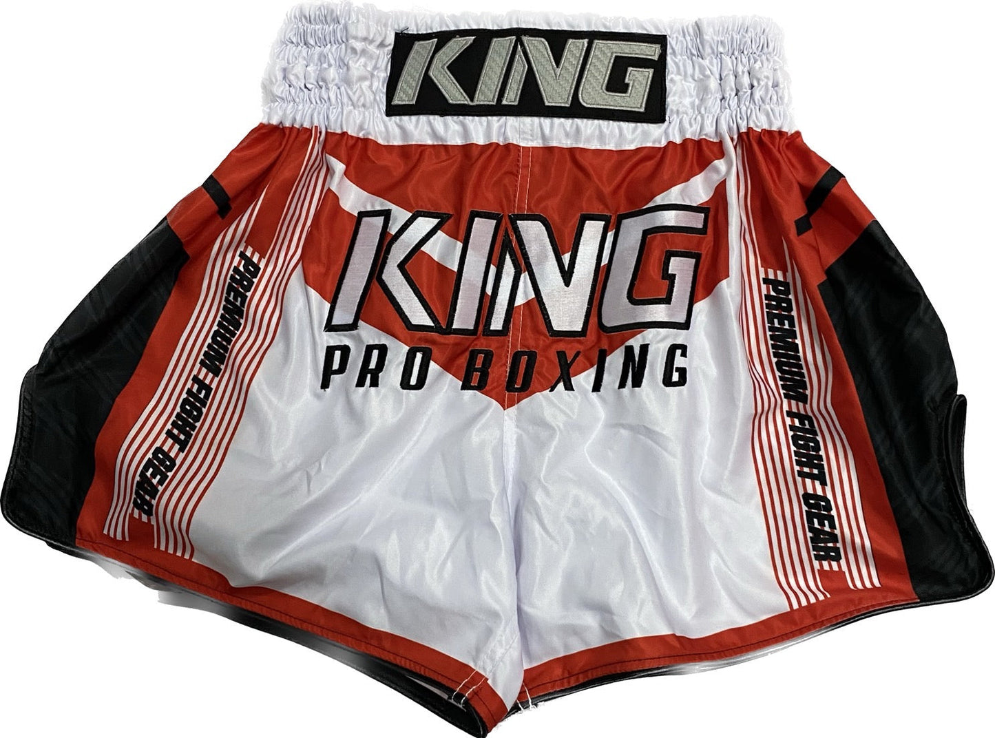 King Pro Boxing Shorts KPB Starr White Red