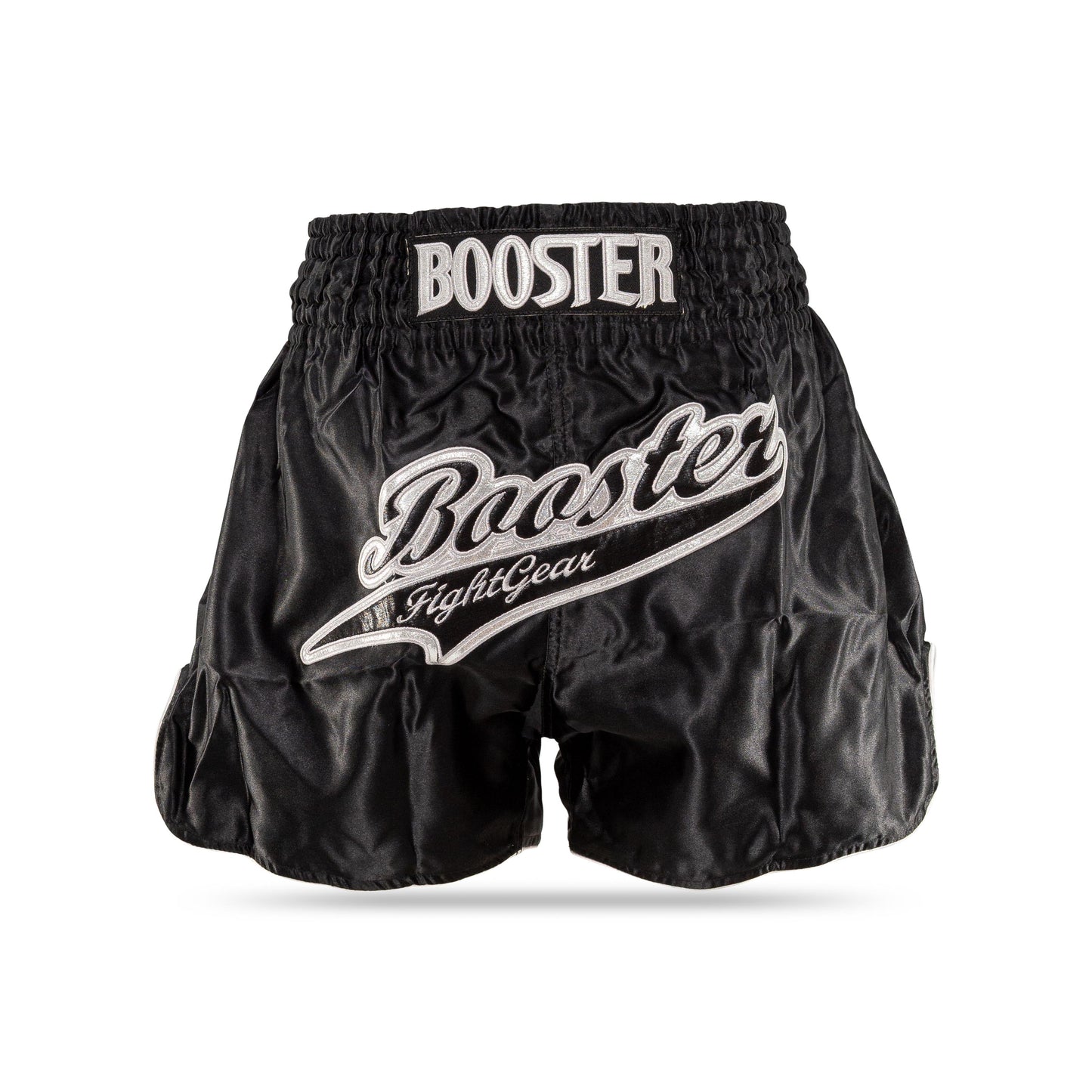 Booster Fight Gear Boxing Shorts TBT Thunder Black Silver