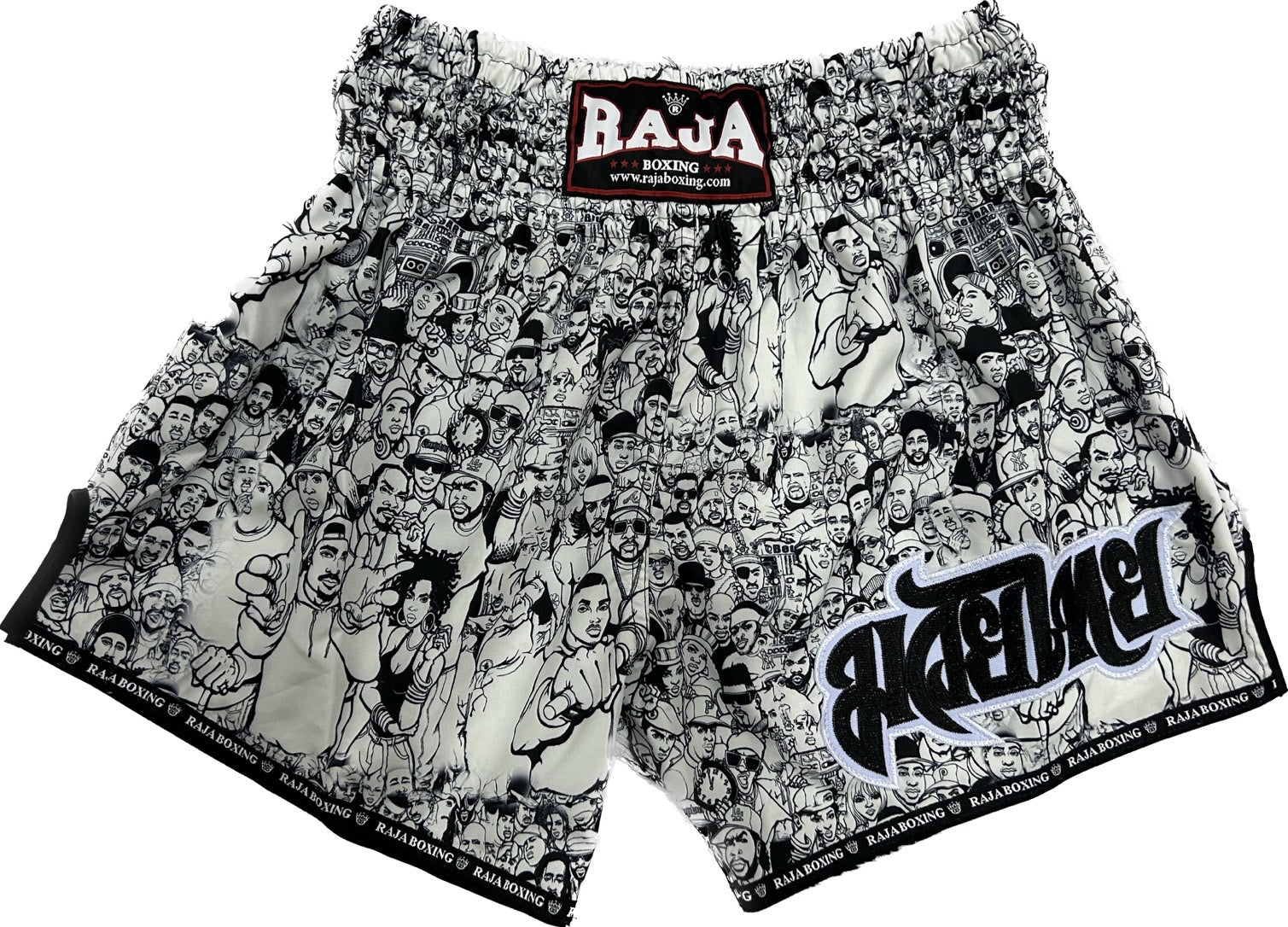 Raja Muay Thai Shorts Rapper 2 Grey