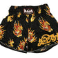 Raja Muay Thai Shorts Black Tiger R169