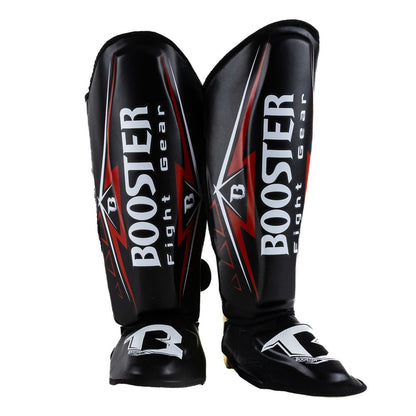 Booster Shin Guards WAR Series BK/RD