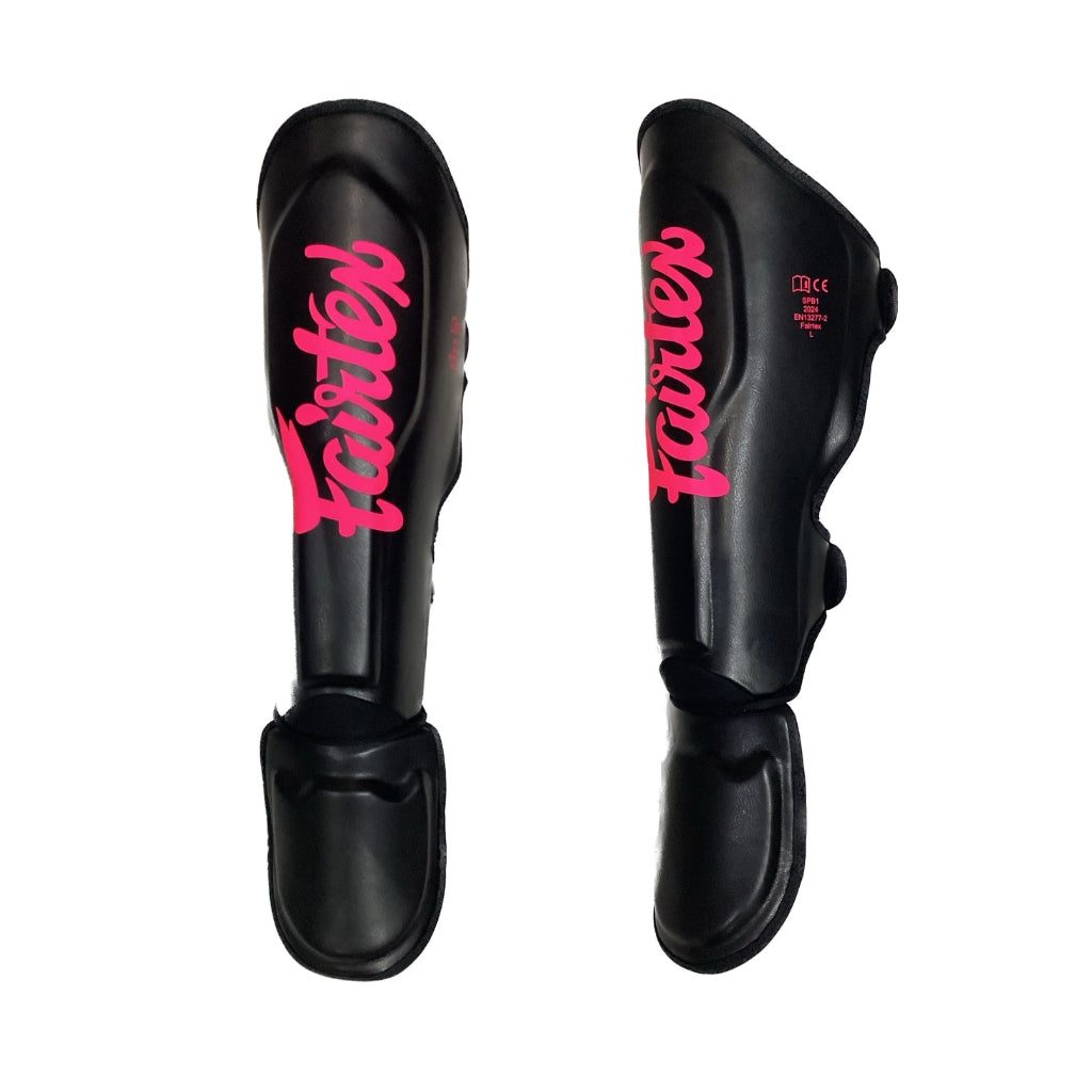 Booster X Fairtex  Muay Thai Shin Guards SPB1 Black Pink