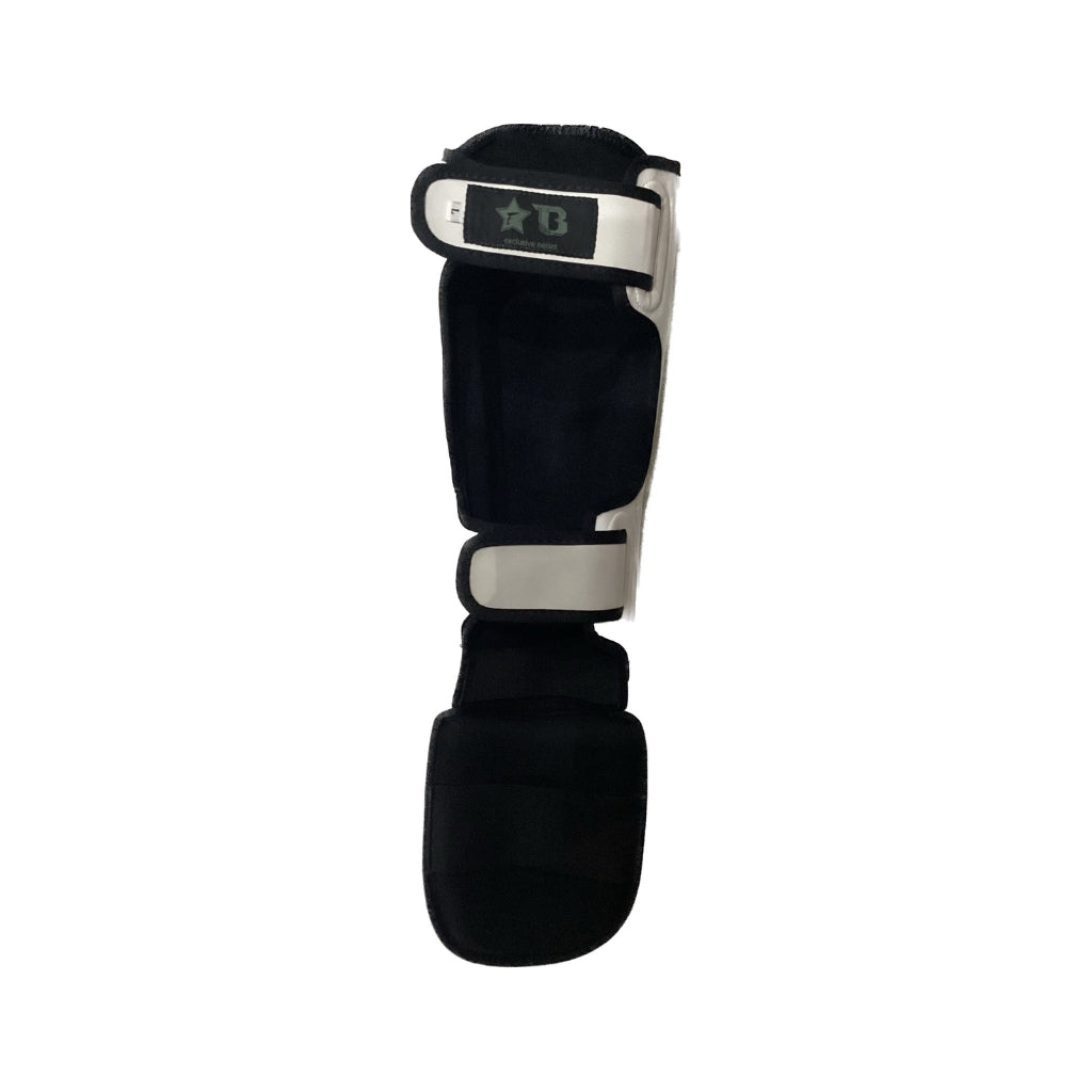 Booster X Fairtex Muay Thai Shin Guards  SPB1 White Gold
