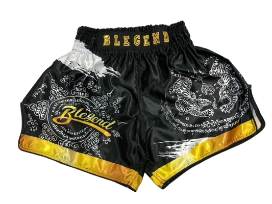 Blegend Boxing Shorts Black Tiger