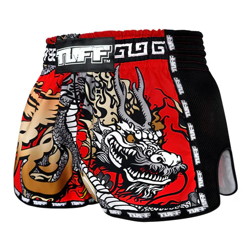 Tuff Muay Thai Shorts TUF-MRS205-Red