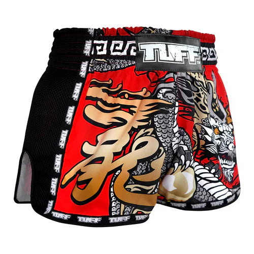 Tuff Muay Thai Shorts TUF-MRS205-Red