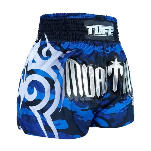 Tuff Muay Thai Shorts TUF-MS640 BLU