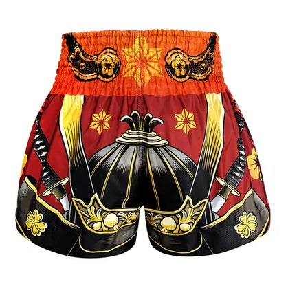 TUFF Muay Thai Shorts TUF-MS658-RED