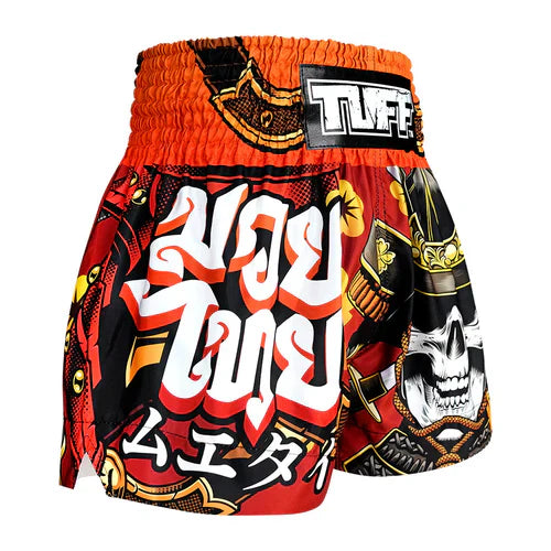 Tuff Muay Thai Shorts TUF-MS658-RED