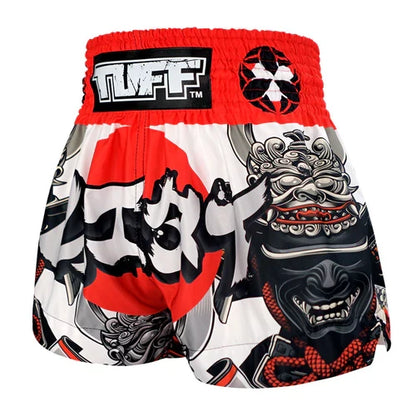 Tuff Muay Thai Shorts TUF-MS659-WHT
