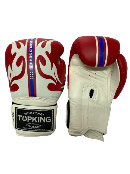 Top King Boxing Gloves TKBGWS World Series RED NO AIR