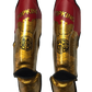 Top King Shinguards TKSGCT-CN01 Fook & Double Happiness Red Gold