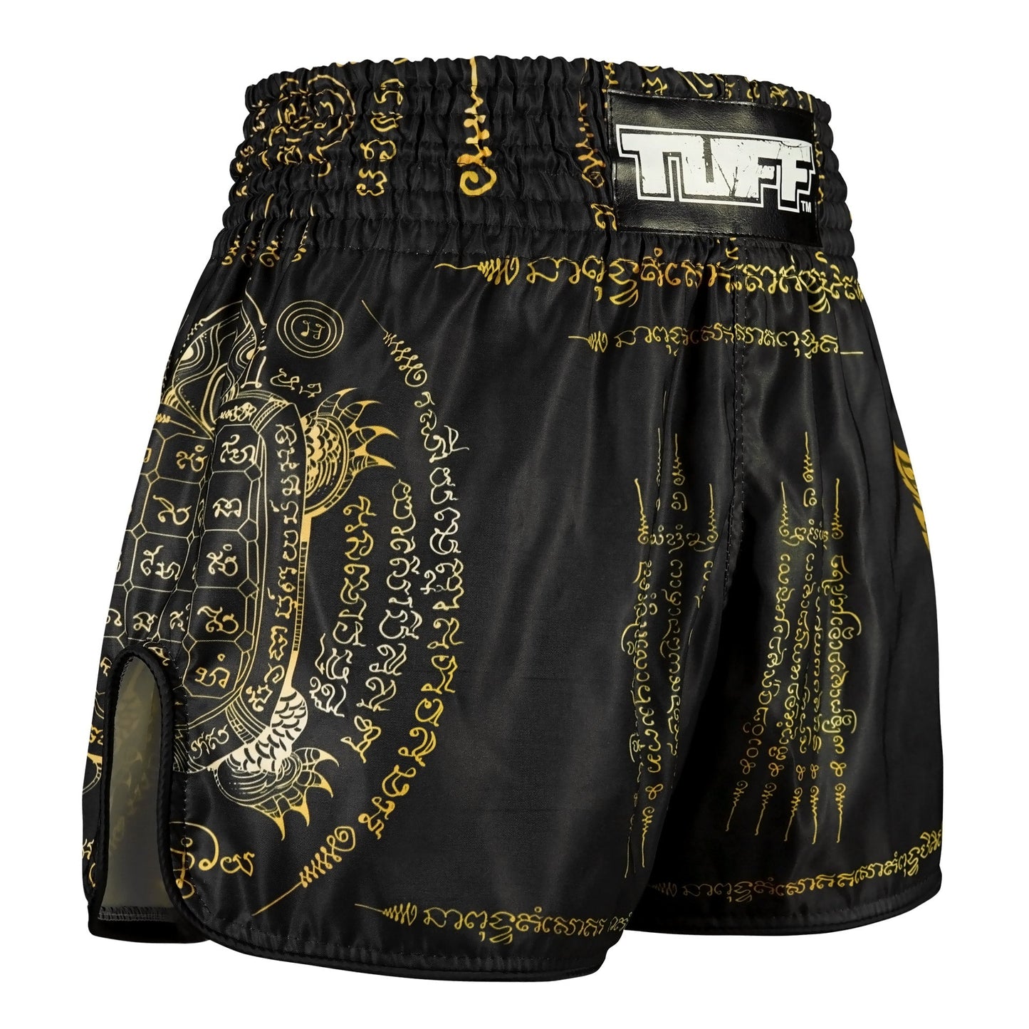 Tuff Muay Thai Shorts TUF-RMS116-BLK