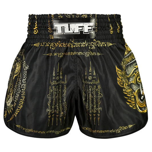 Tuff Muay Thai Shorts TUF-RMS116-BLK