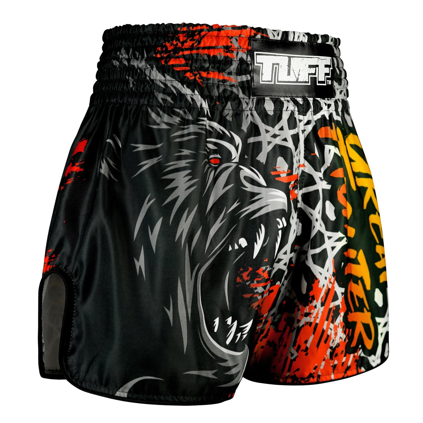 Tuff Muay Thai Shorts TUF-RMS123-BLK