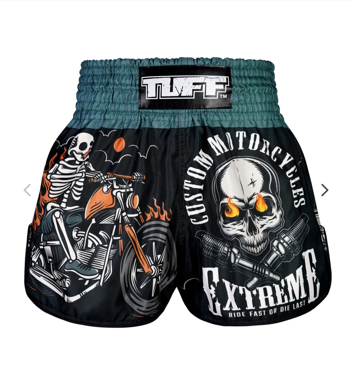 Tuff Muay Thai Shorts  Tuf-RMS 109 Black